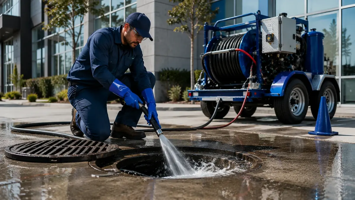 Commercial Hydro Jet Drain Cleaning in Seal Beach