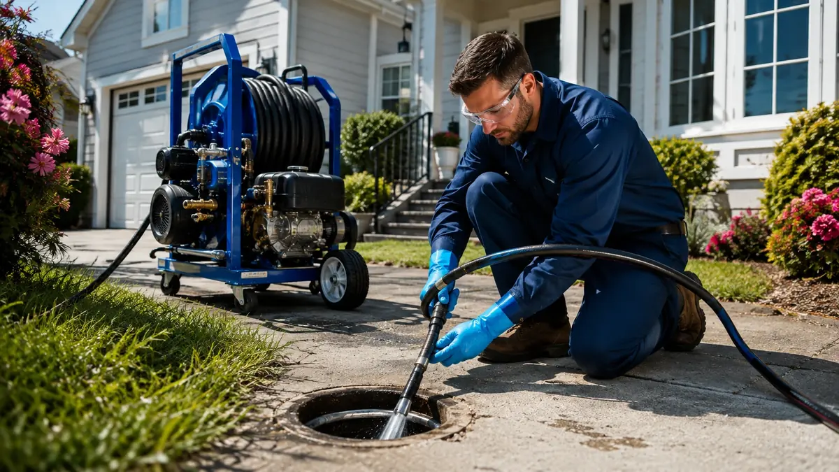 Residential Hydro Jet Drain Cleaning in Seal Beach